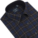 Leo Chevalier Non Iron Sport Shirt in Navy-2