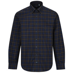 Leo Chevalier Non Iron Sport Shirt in Navy