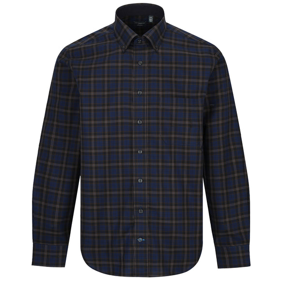 Leo Chevalier Non Iron Sport Shirt in Navy
