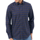 Leo Chevalier Non Iron Sport Shirt in Navy-4