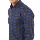 Leo Chevalier Non Iron Sport Shirt in Navy-5