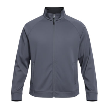 F/X Fusion Full Zip Stretch Jacket in Charcoal - Big Sizes