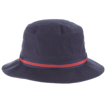 Dorfman Pacific Deluxe Bucket Rain Hats in Navy