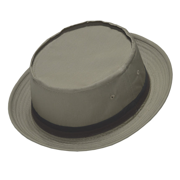 Broner Roll Up Bucket Hat in Tan