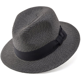 Broner 'Suitable' Marled Paper Hat in Black