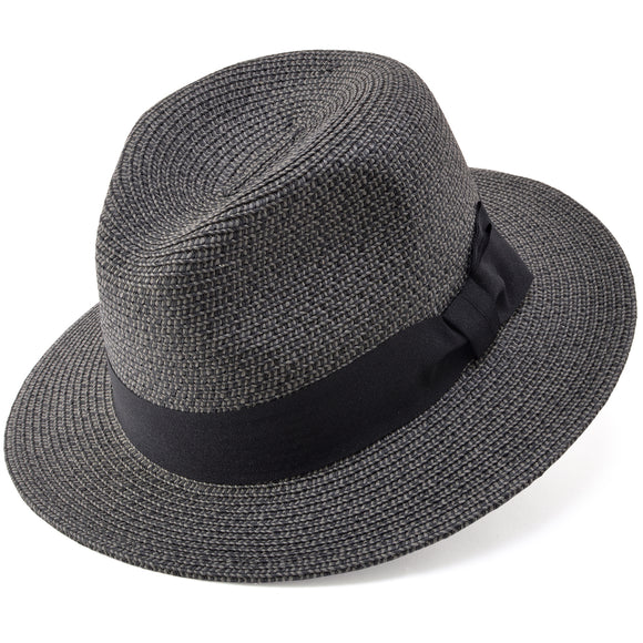Broner 'Suitable' Marled Paper Hat in Black