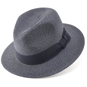 Broner 'Suitable' Marled Paper Hat in Navy
