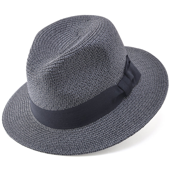 Broner 'Suitable' Marled Paper Hat in Navy