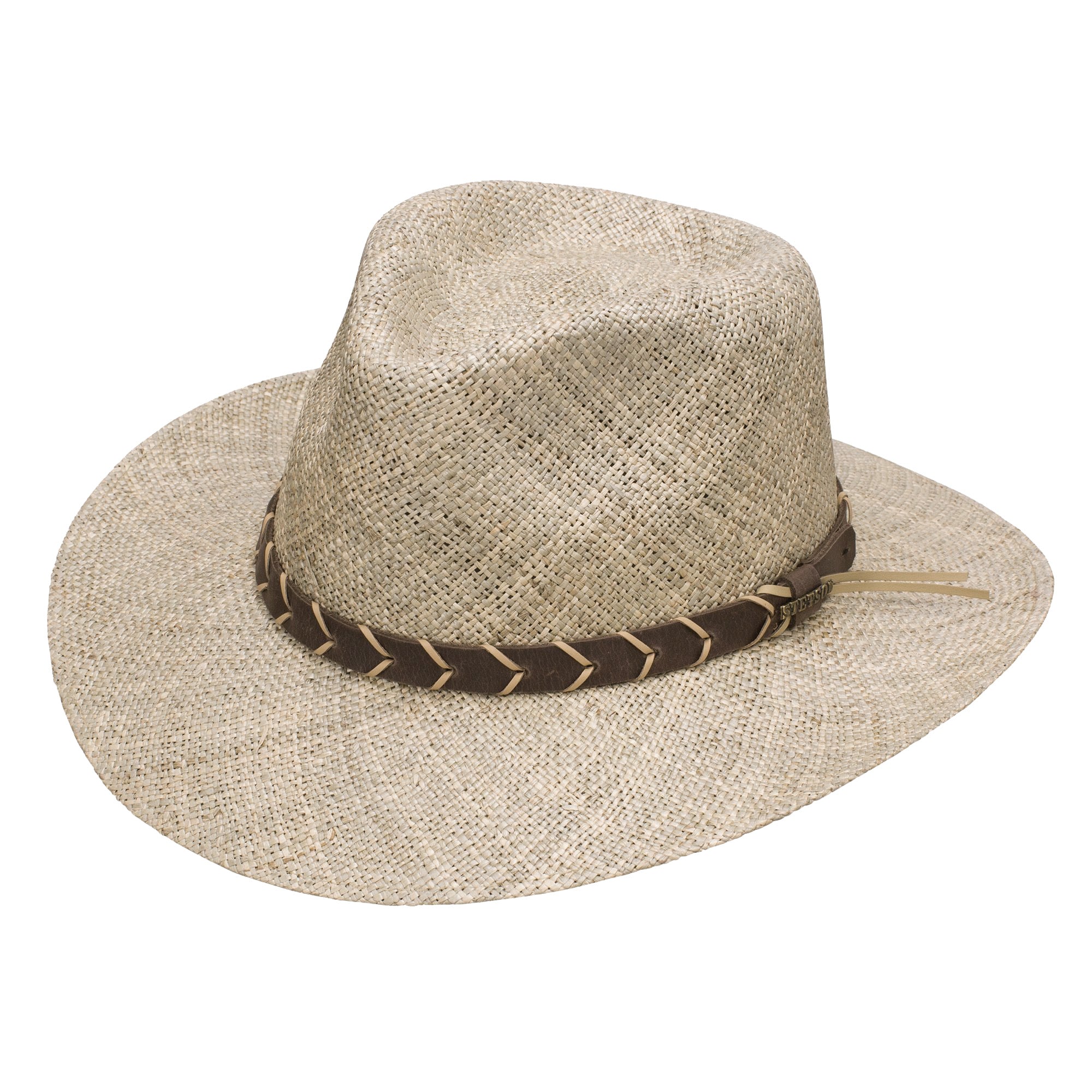 Stetson Alder Fine Linen Seagrass Straw Hat