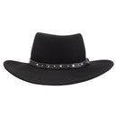 Stetson Crushable Black Hawk Wool Hat-2