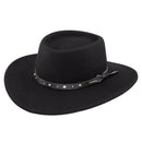 Stetson Crushable Black Hawk Wool Hat-1