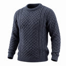 West End Kildare Merino Crew Neck Sweater in Charcoal-1