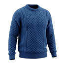 West End Kildare Merino Crew Neck Sweater in Denim-1
