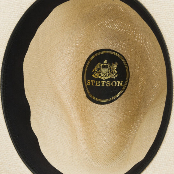 Stetson Center Dent Panama Straw Fedora Hat