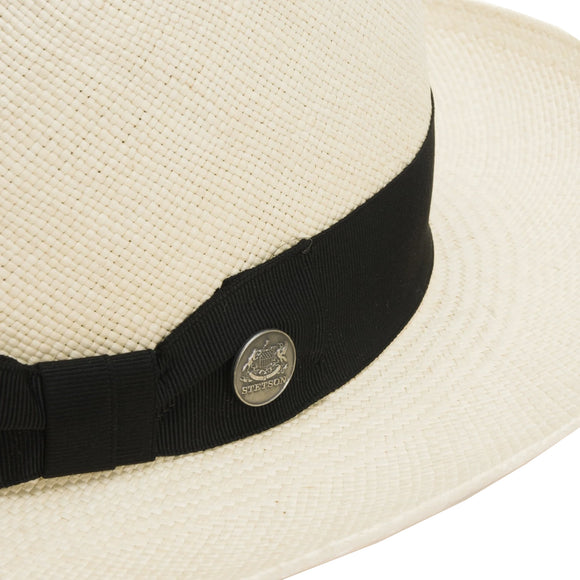 Stetson Center Dent Panama Straw Fedora Hat