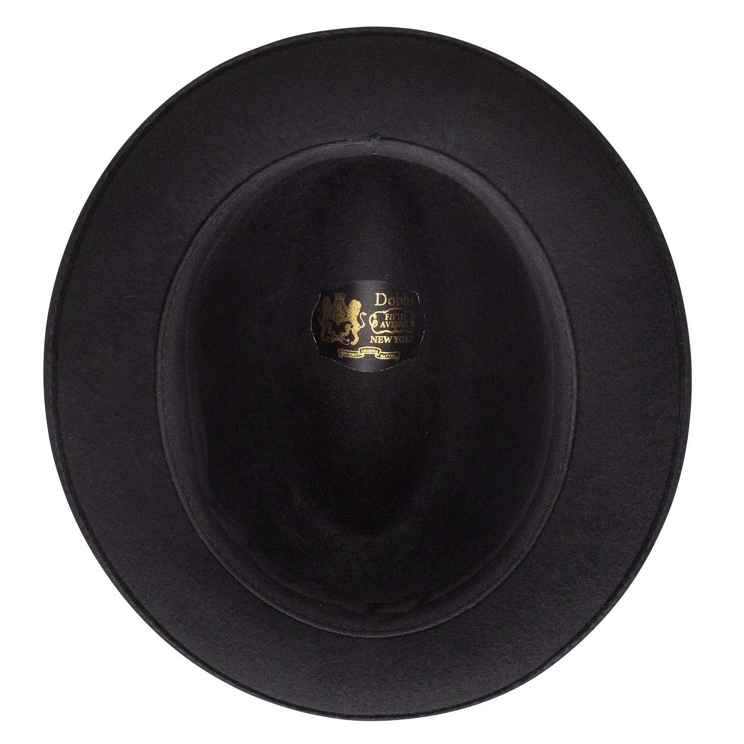 Dobbs Wool Felt Boulevard Fedora Hat in Black