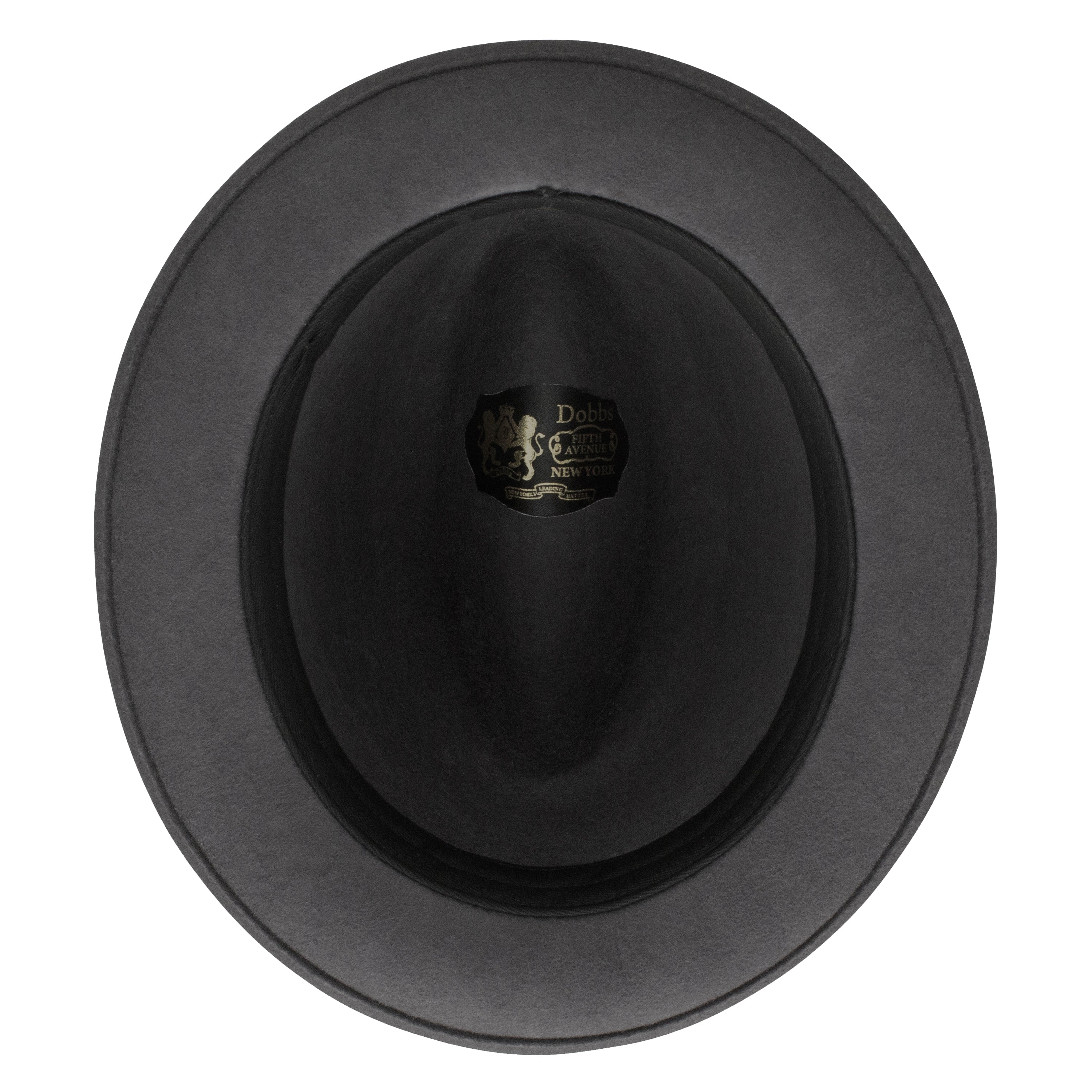 Dobbs Wool Felt Boulevard Fedora Hat in Grey