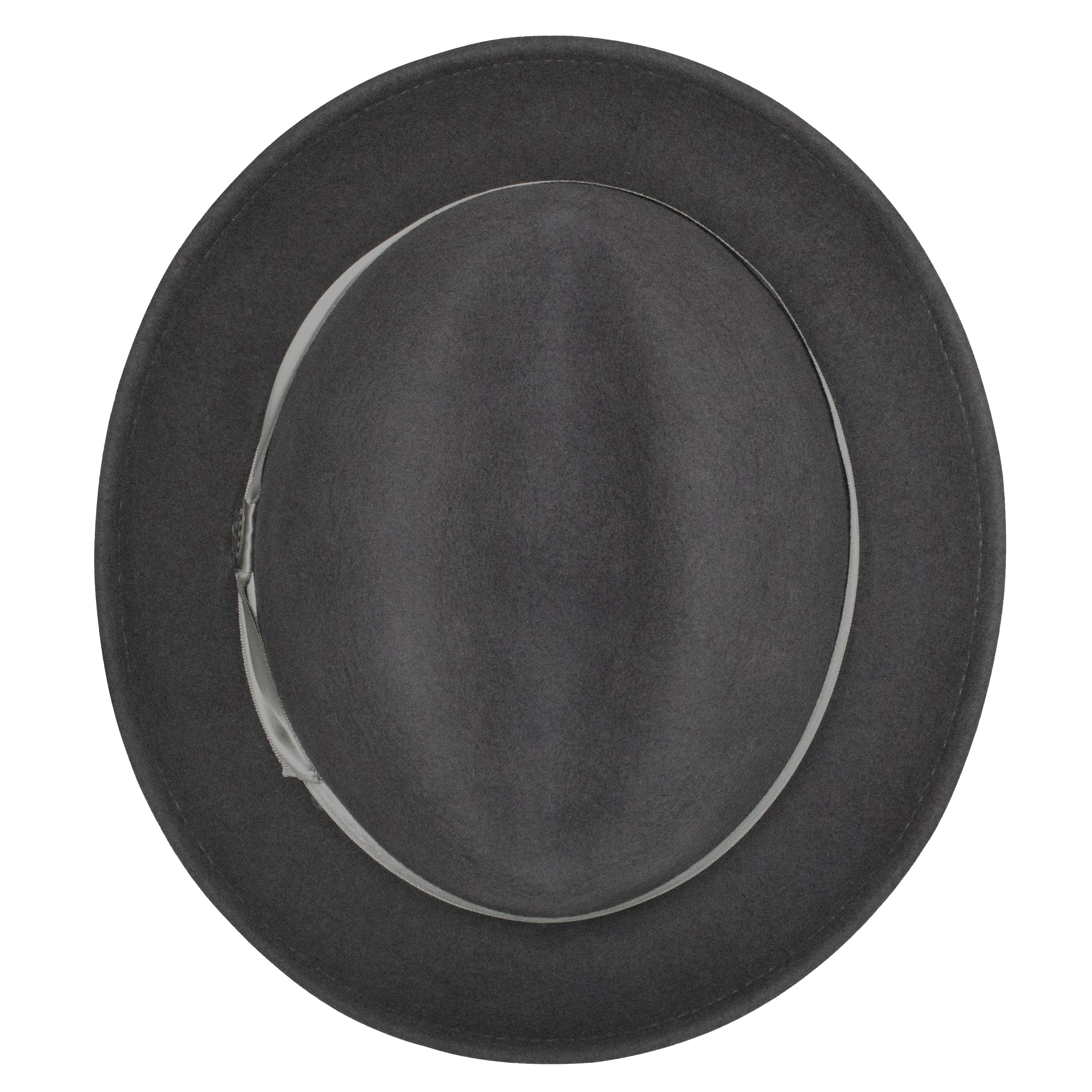 Dobbs Wool Felt Boulevard Fedora Hat in Grey