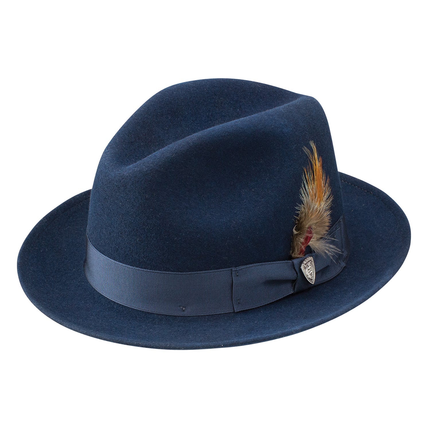 Dobbs 100% Wool Felt 'Fox' Hat in Navy