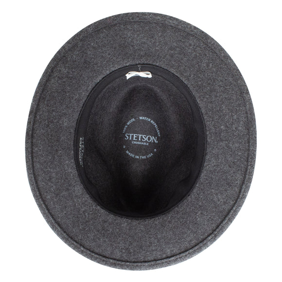 Stetson 100% Wool Crushable Explorer Hat