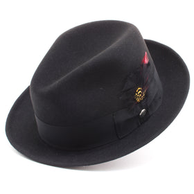 Stetson 100% Pure Wool Felt Frederick Hats in Black