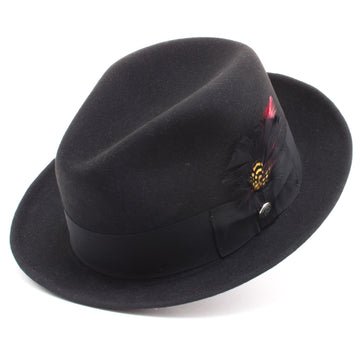 Stetson 100% Pure Wool Felt Frederick Hats in Black
