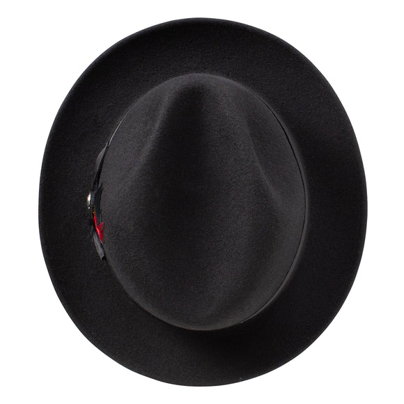 Stetson 100% Pure Wool Felt Frederick Hats in Black