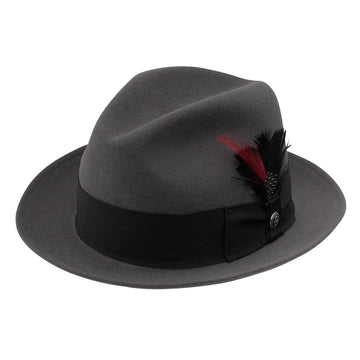 Stetson 100% Pure Wool Felt Frederick Hats in Caribou