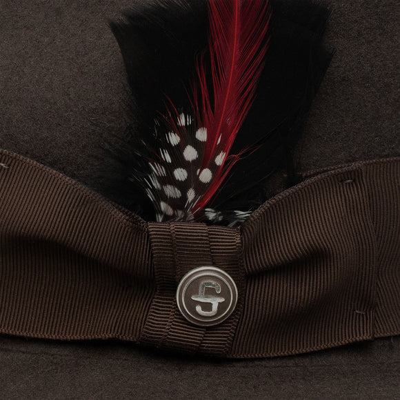 Stetson 100% Pure Wool Felt Frederick Hats in Mink