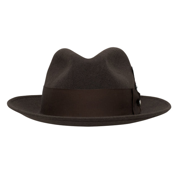 Stetson 100% Pure Wool Felt Frederick Hats in Mink