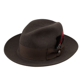 Stetson 100% Pure Wool Felt Frederick Hats in Mink
