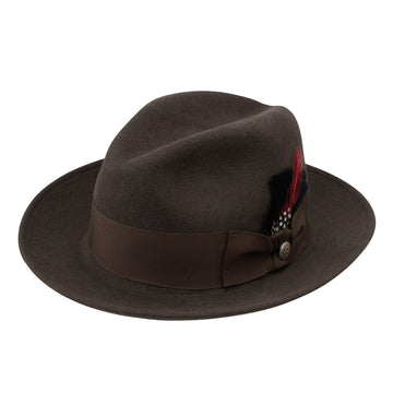 Stetson 100% Pure Wool Felt Frederick Hats in Mink
