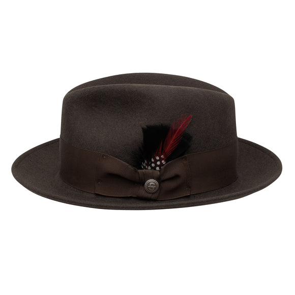 Stetson 100% Pure Wool Felt Frederick Hats in Mink