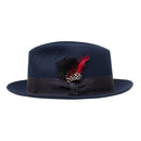 Stetson 100% Pure Wool Felt Frederick Hats in Navy-3