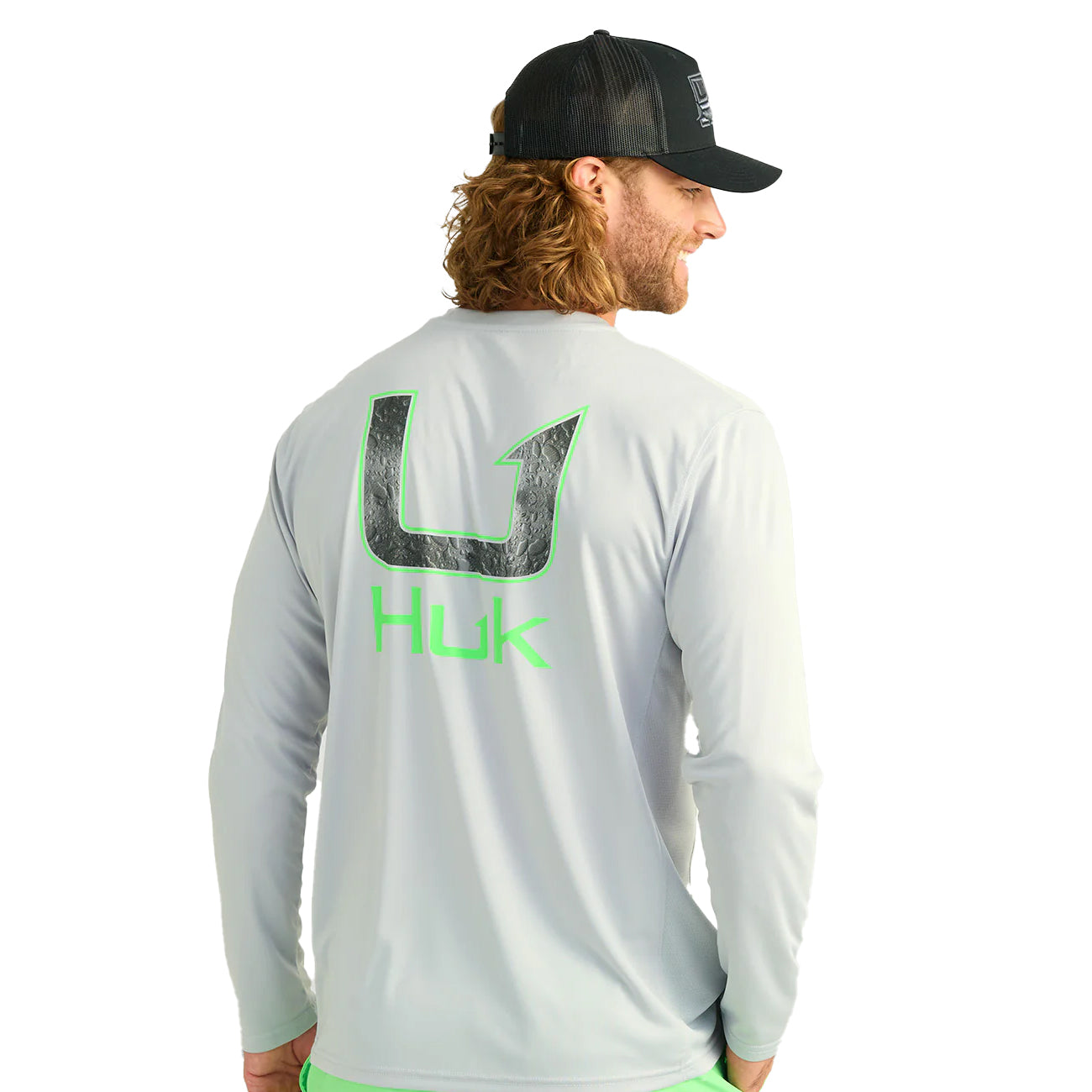 Pursuit Huk Fill Long Sleeve Crew Shirt