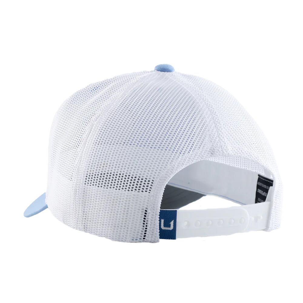 Huk Circle Change Trucker Hat In Merolina Blue - 0