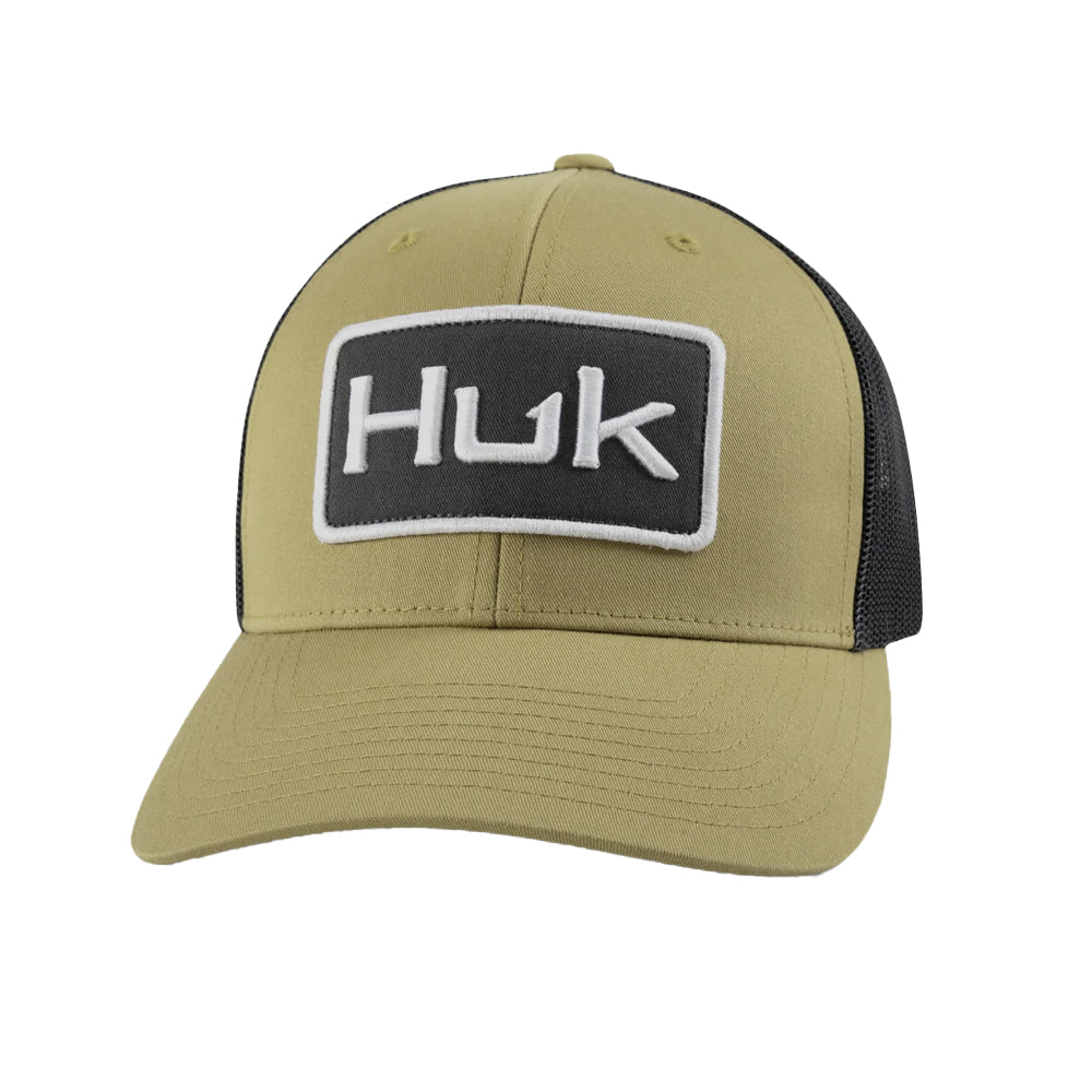 Huk Logo Trucker Hat in Braid