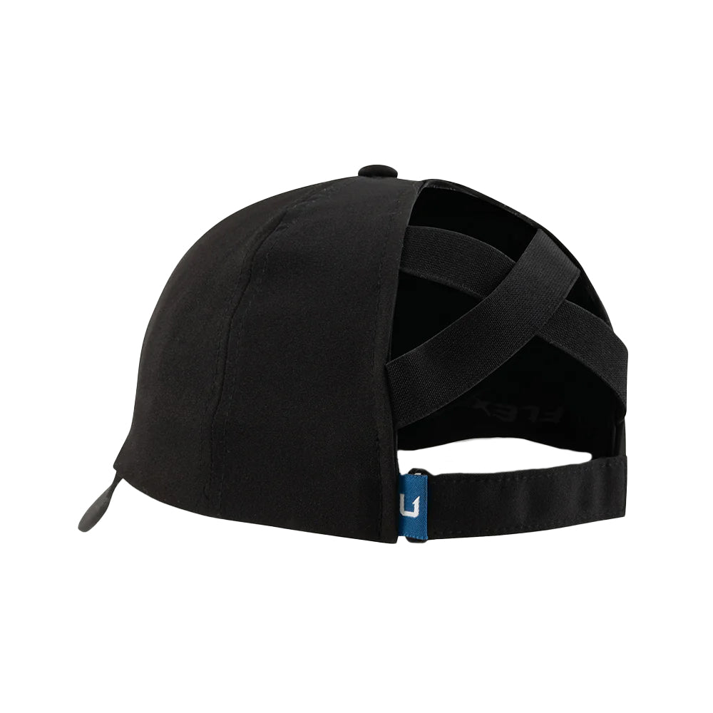 Huk Pony Tail Ball Cap in Black - 0