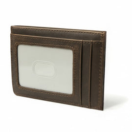 Muldoon's Leather Money Clip Wallet in Brown - 0