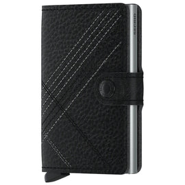 Secrid Stitch Linea Vegetable Tanned Leather Miniwallet - MSt