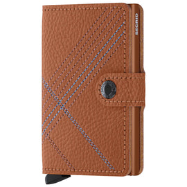 Secrid Stitch Linea Vegetable Tanned Leather Miniwallet - MSt