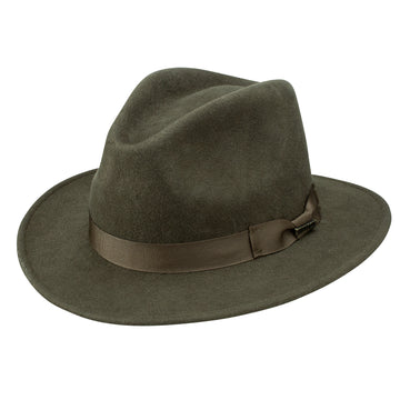 Stetson Wool Felt Markham Pinch Front Cowboy Hat in Sage