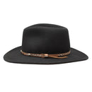 Stetson Mountain Sky Crushable Wool Hat in Black-6