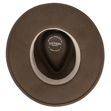 Stetson Mountain Sky Crushable Wool Hat in Acorn - 0
