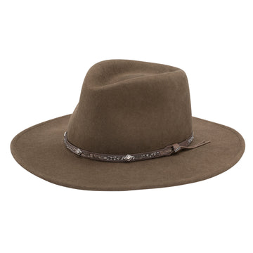 Stetson Mountain Sky Crushable Wool Hat in Acorn