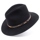 Stetson Fur & Wool Felt Jackson Hat in BLACK-1