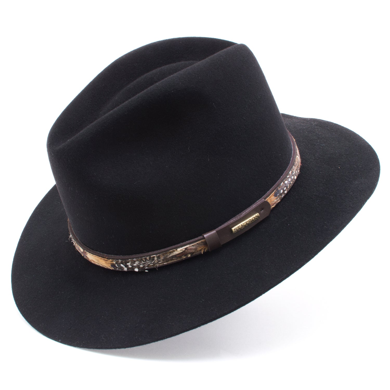 Stetson Fur & Wool Felt 'Jackson' Hat in BLACK