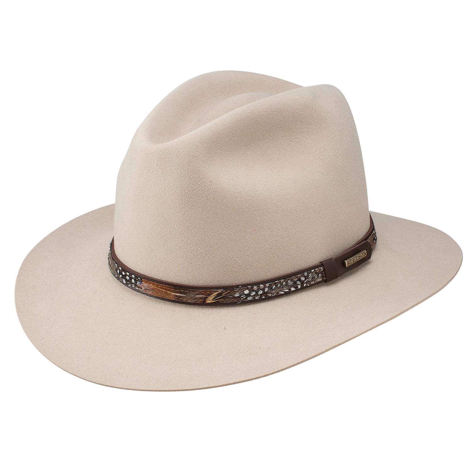 Stetson Fur & Wool Felt 'Jackson' Hat in Silver Belly