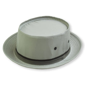 Dorfman Pacific Roll Up Bucket Hat in LIGHT GREY -