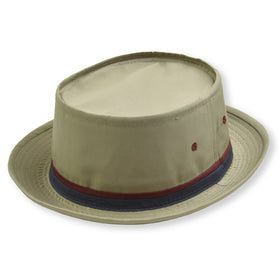 Dorfman Pacific Roll Up Bucket Hat in TAN - 830KS-